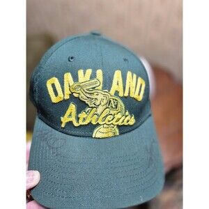 New Era Oakland Athletics 39THIRTY Stretch Fit Hat Small Medium Green MLB Cap